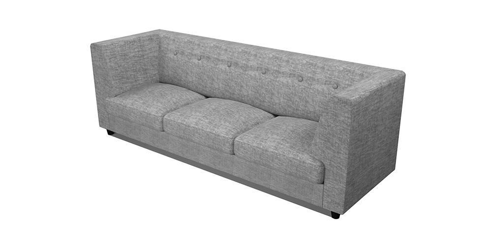 Flamingo Fabric Sofa - Light Grey